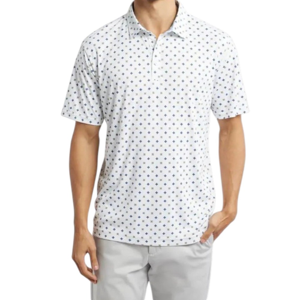 Swannies‎ Ballard Medallion Print Golf Polo Mens 2XL (Fits as XL) Performance